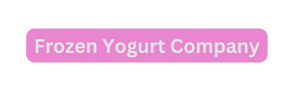 Frozen Yogurt Company